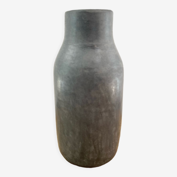 Grey Moroccan vase