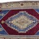 Antique Handmade Wool Oushak Carpet