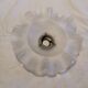 Old suspension in 1960s glass depoli fixture
