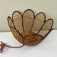 Vintage wicker pendant light