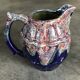 Old pitcher in porcelain stoneware flammé st amand de puisaye signed gaubier