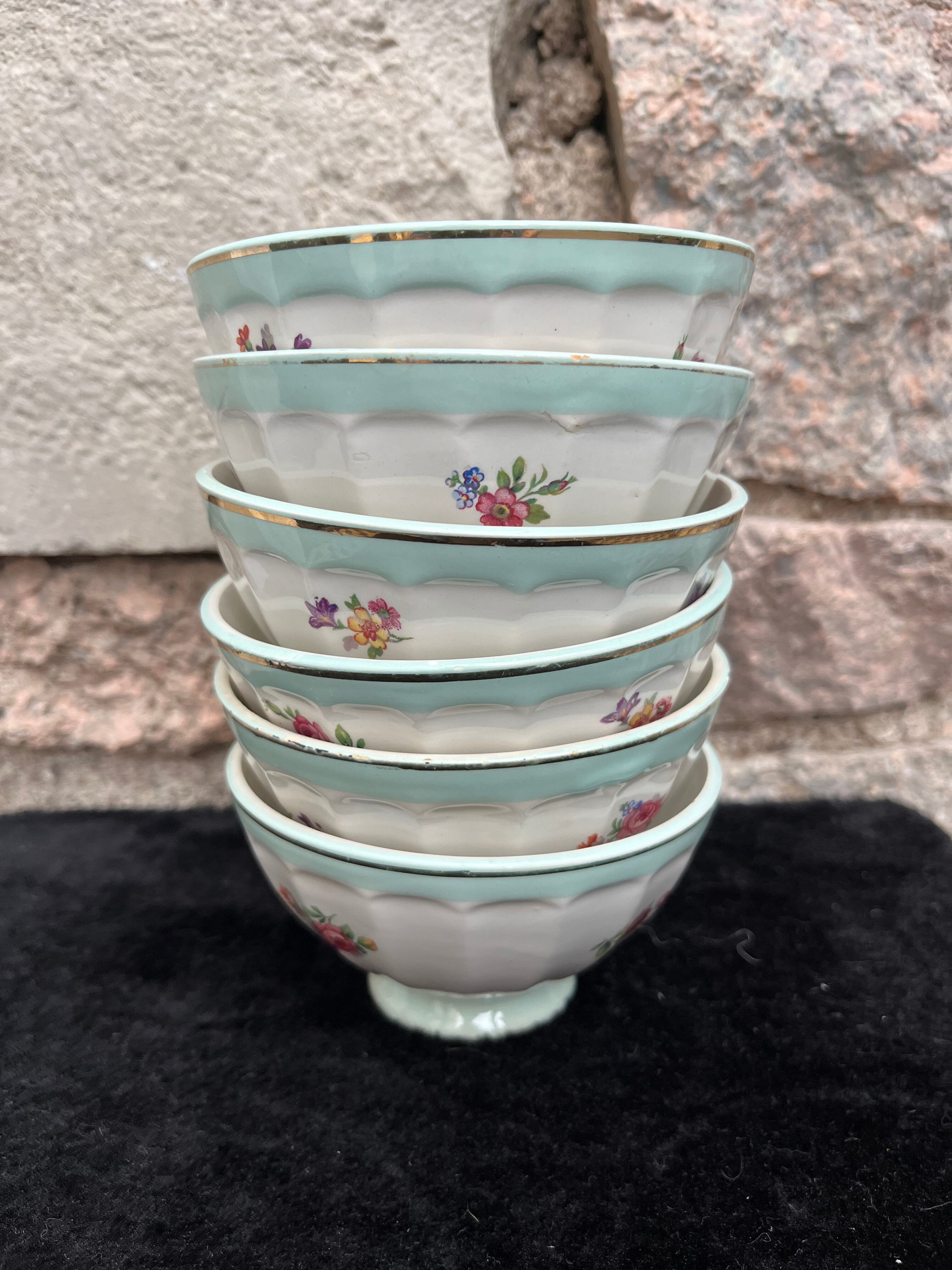Set de 6 petits bols anciens Diam 10,5cm