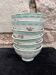 Set of 6 small antique bowls, diameter 10.5cm.