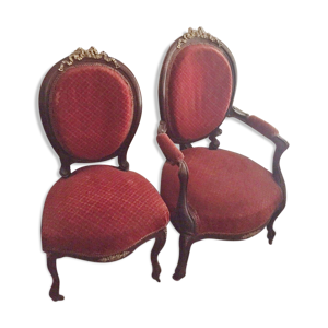Fauteuils médaillon