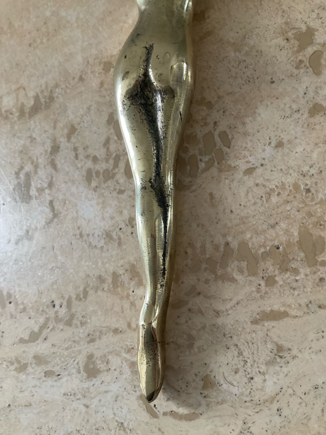 Vintage bronze erotic bottle opener