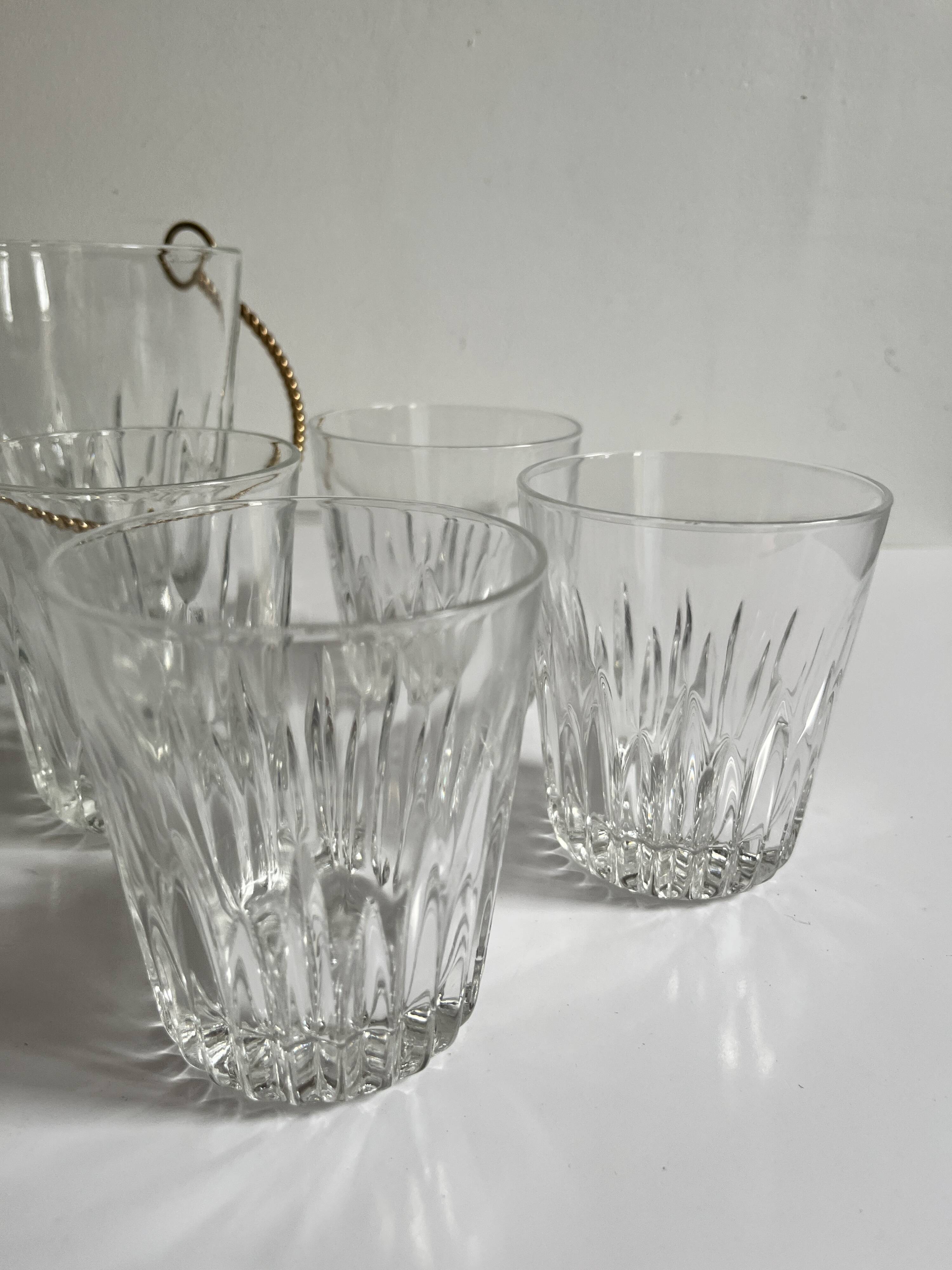 Seau à glace et verre vintage