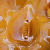 6 oyster plates ceramic slip Vallauris diam 22.5 cm