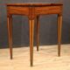 Italian inlaid wood side table