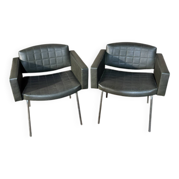 Pair of armchairs by Pierre Guariche, Meurop.