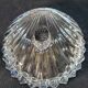Covered box in villeroy and boch crystal shell shape vintage