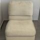 Wool fabric armchair