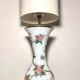 Baccarat Lampe Opaline peint main