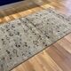 Antique Unique Aztec Design Muted Turkish Old Rug