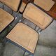 Cesca chair Marcel Breuer B32 modern Italian mid-century, set of 4 from the 70s.