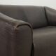 De Sede DS47 Extendable Brown Sadle Leather Loveseat Sofa. Switzerland, 70s