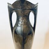 Christofle vase in silver metal