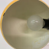 Mid-century design yellow tubular table lamp, 1970’s