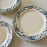 FT Badonviller earthenware Dinnerware model Colbert