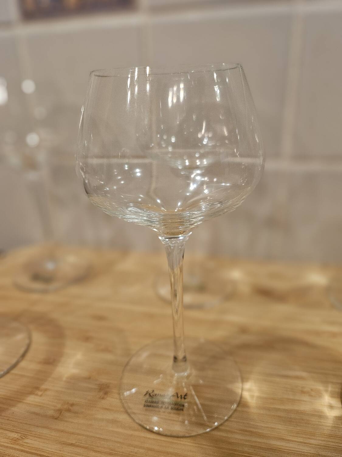 Set of 6 wine glasses