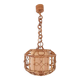 Handmade bamboo and rattan suspension from the 1960s, France.