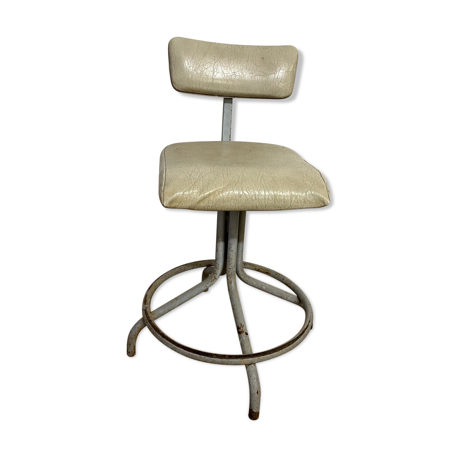 Old industrial workshop chair