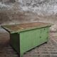 Îlot de cuisine vert établi antique