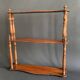 Napoleon III wall shelf in turned wood, 19th century