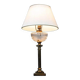 Vintage Prewar Table Lamp with Light Shade, 1930s