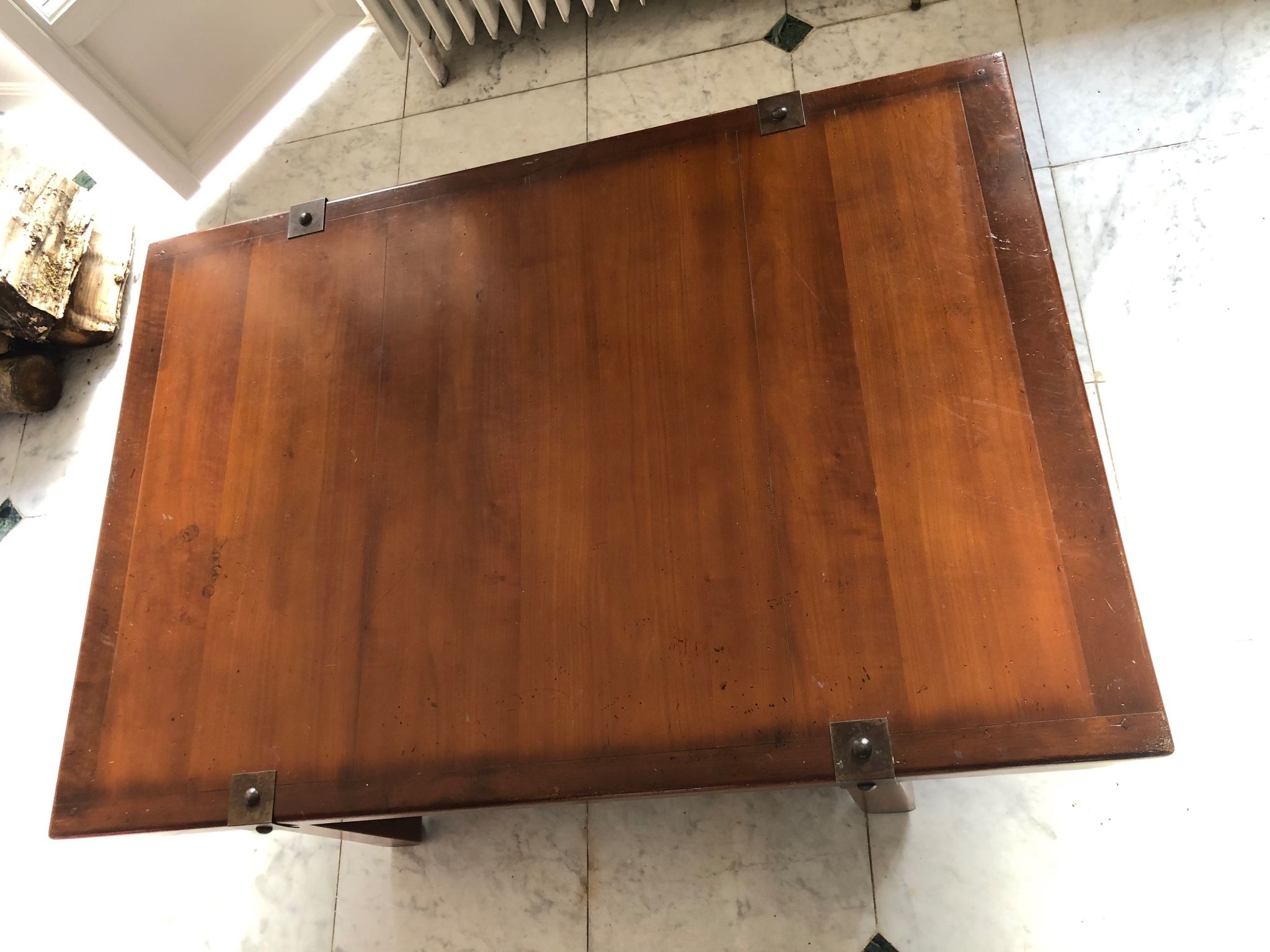 Large coffee table Roche Bobois "The Tea Route" – solid wood –