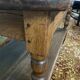 Old farmhouse console in solid oak