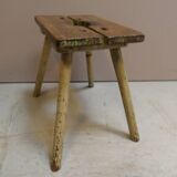 Tabouret de lait vintage