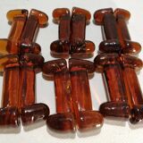 Signed 1960 BIOT 1960 bubled glass knife holder