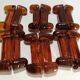 Signed 1960 BIOT 1960 bubled glass knife holder