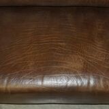 Reclining canapé De Sede DS47 in restored buffalo neck leather