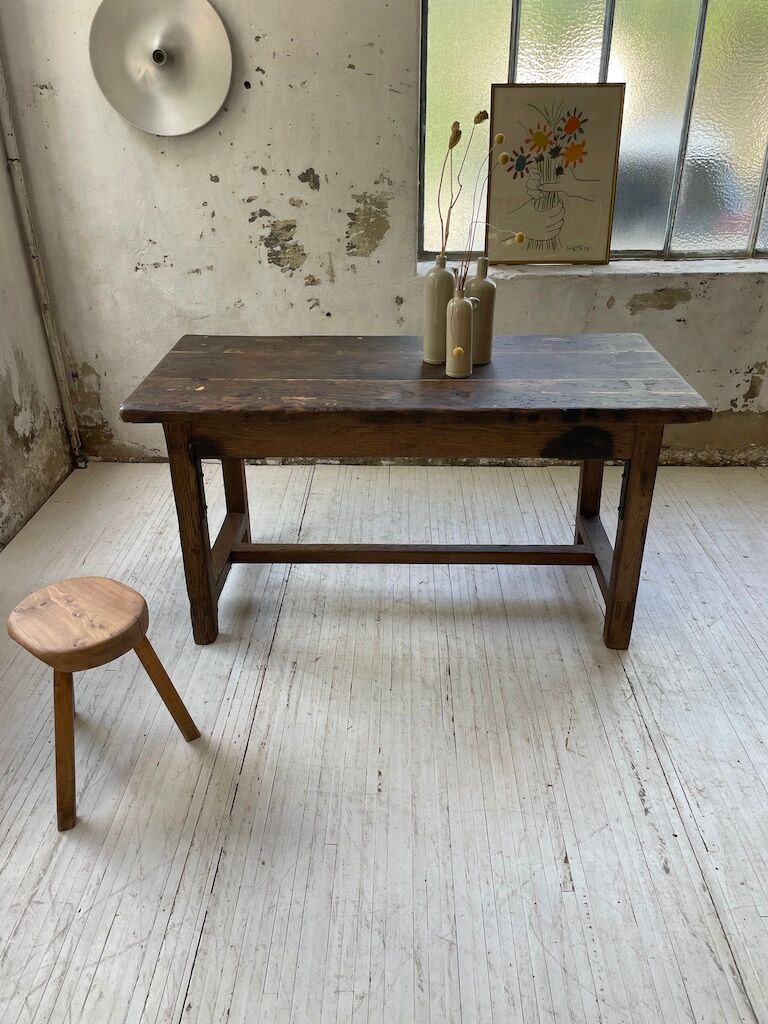 Work farm table established oak
