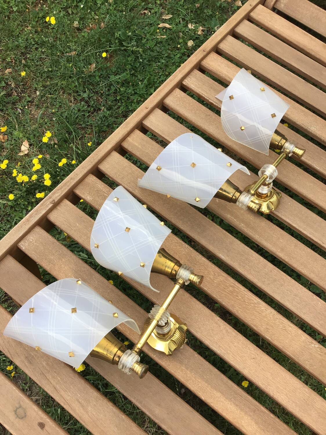 Pair of vintage wall lights