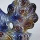 Italian ceramic sculpture 2 peacocks, 1960s