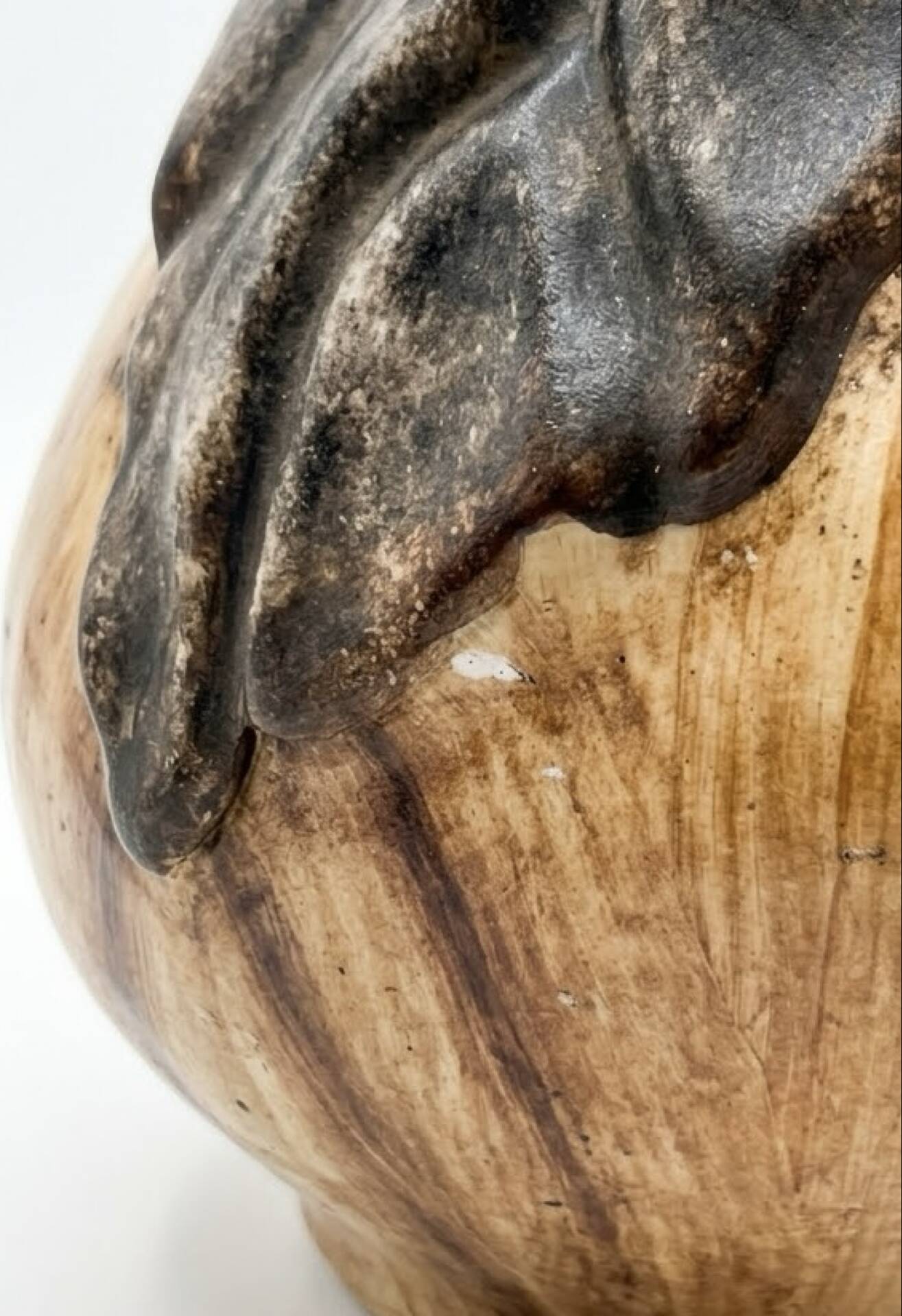 Sculptural pitcher in ceramic 1950-1960, signed Cérart