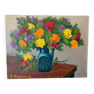 Nature morte signée