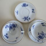 Tea cups and under cups Limoges art deco