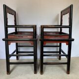 Pair of Chinese armchairs