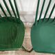 Cinq chaises Fanett vertes par Ilmari Tapiovaara pour Edsby-ken