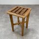 1950s wooden slat stool reconstruction