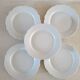 5 Charles Pillivuyt porcelain plates