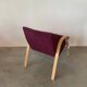 Chauffeuse vintage de 1959 Baumann 280 Restaurée Amara couleur Aubergine