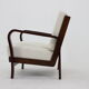 1940s Art Deco Armchair, Czechoslovakia
