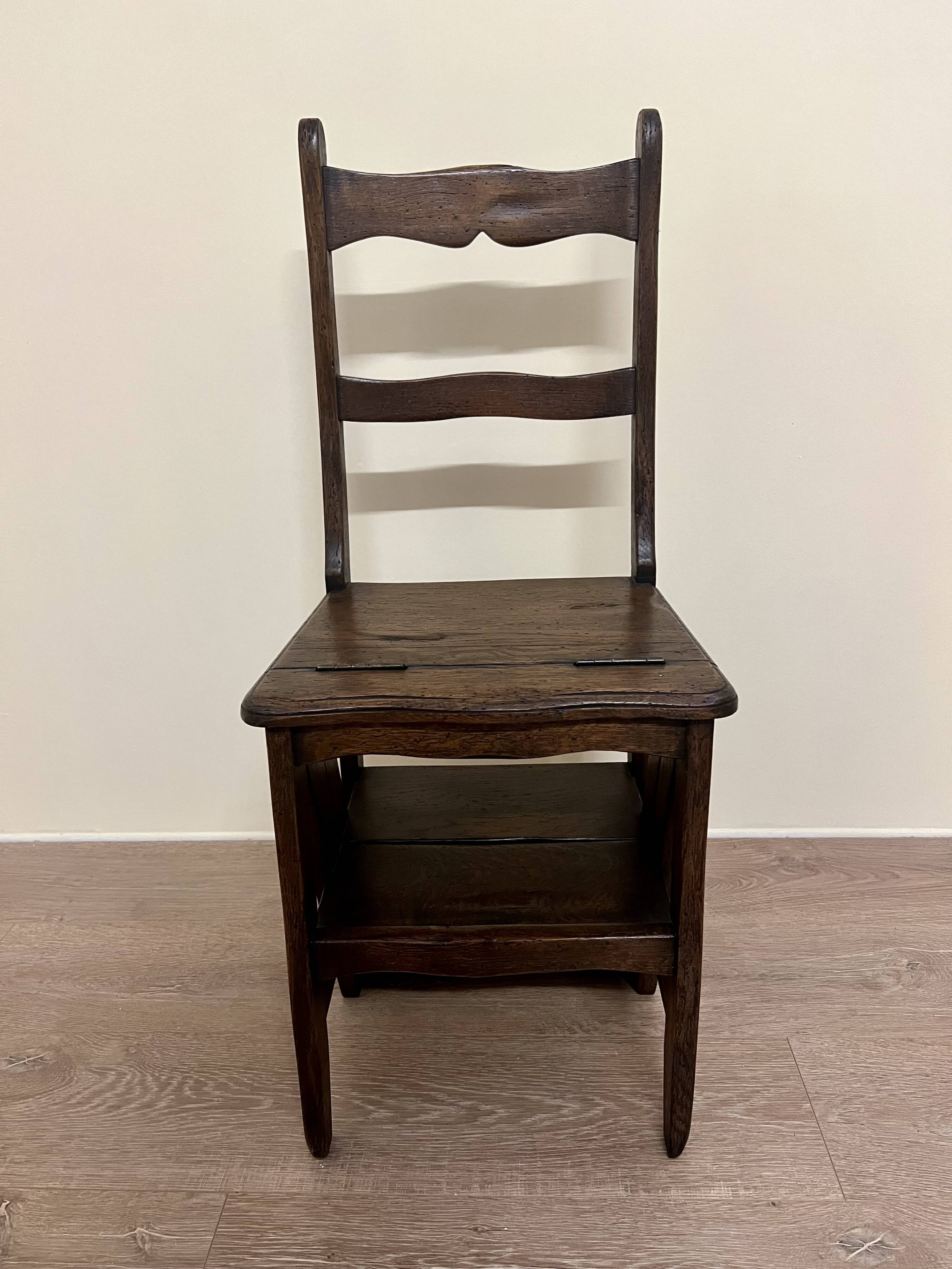 Work of popular art around 1900: stepladder chair