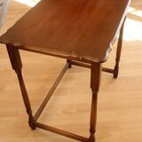 Side table made of walnuttreewood, vintage from the 1960s
