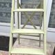 Wooden painter's stepladder