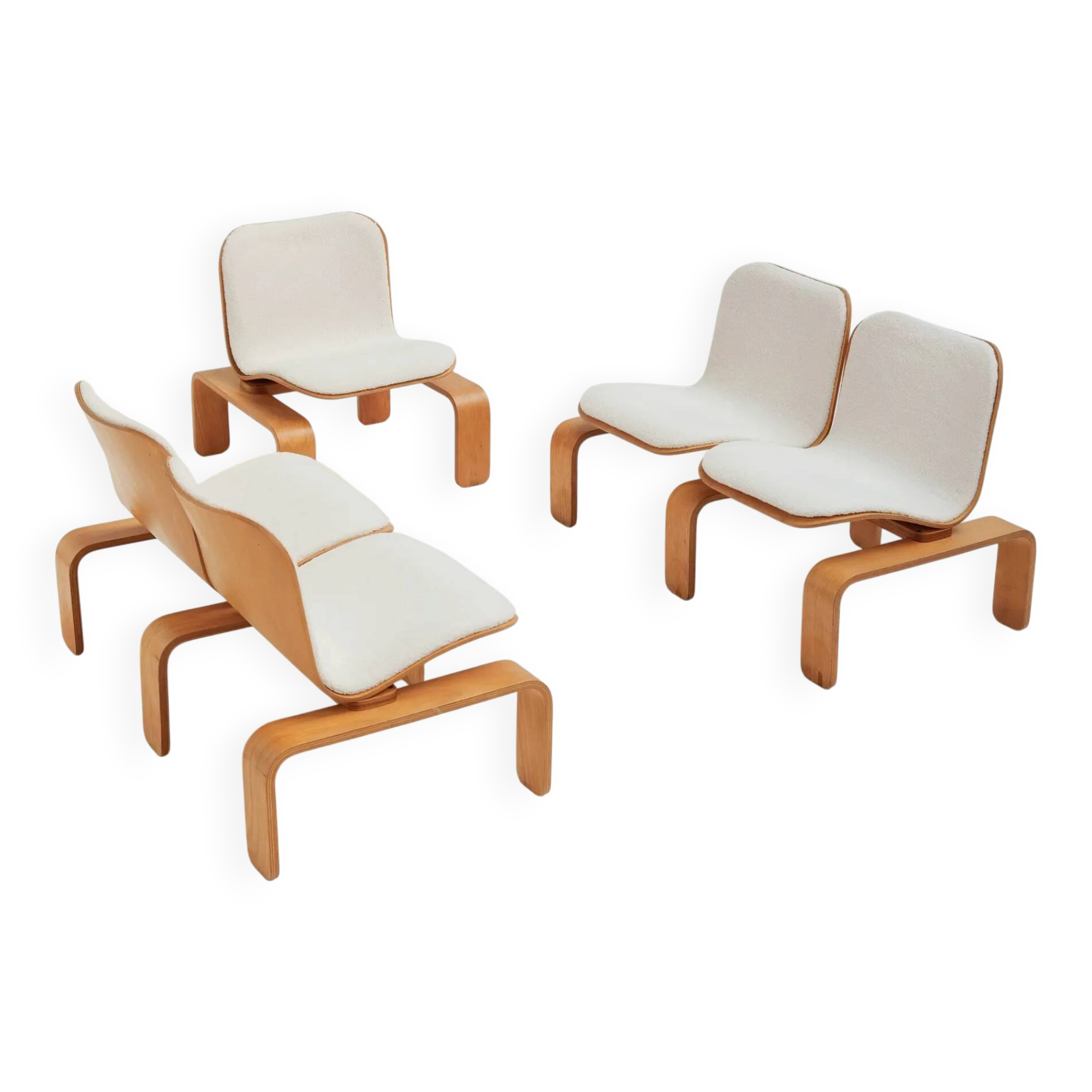 Living room set by Jean-Michel Chaudeurge for Steiner